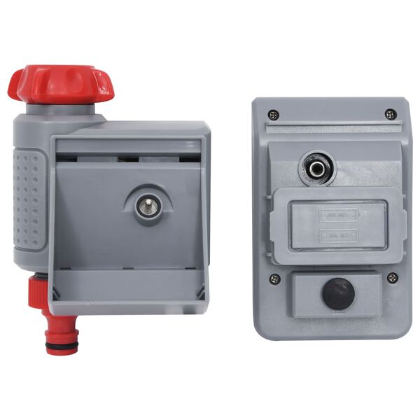 vidaXL Skaitmeninis laistymo laikmatis su išvestimi, drėgmės jutikliu