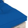 vidaXL Keturvietė sodo sofa i&scaron; palečių su pagalvėlėmis, pu&scaron;ies mediena