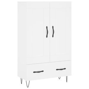vidaXL Komoda, baltos spalvos, 69,5x31x115cm, apdirbta mediena