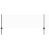 vidaXL Hexagonal Fence with Post 25 x 0,6 m PVC dengtas plienas Žalia