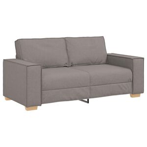 vidaXL Dvivietė sofa, pilkai ruda, 180x78x84 cm, audinys