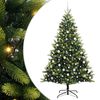 vidaXL Dirbtinis sulankstomas Kalėdų medis su 300 LED Žalia 210 cm
