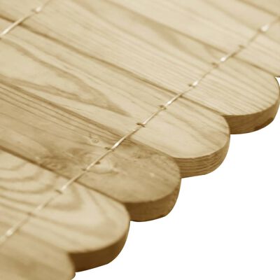 vidaXL Pertvaros ritiniai, 2vnt., 120cm, impregnuota pušies mediena