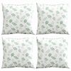 vidaXL I&scaron;sklaidymo pagalvės Lapelis 4 pcs Lapų ra&scaron;tas 60 x 60 cm