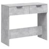 vidaXL Konsolinis staliukas, betono pilkas, 90x36x75cm, mediena