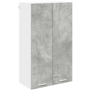 vidaXL Pakabinama spintelė su saugykla Betono pilka 60 x 31 x 100 cm
