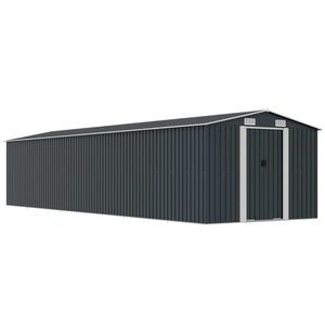 vidaXL Sodo pa&scaron;iūrė, antracito, 257x779x181cm, galvanizuotas plienas