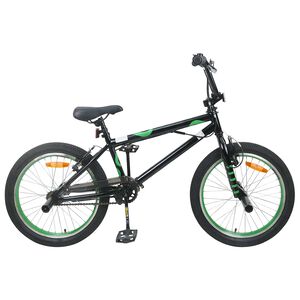 vidaXL BMX Dviratis 20 Colių skirta vyresniems nei 9 metų Juoda