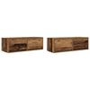 vidaXL Televizoriaus spintelės, 2vnt., medienos, 80x31x25,5cm, mediena