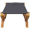 vidaXL Lauko poilsio gultas, antracito, 100x188,5x44cm, mediena