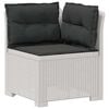 vidaXL 1-Vietis Sodo Sofas su Pagalvėlėmis, Atrodo kaip Ratano PP