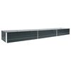vidaXL Lovelis, antracito, 480x80x45cm, galvanizuotas plienas, auk&scaron;tas