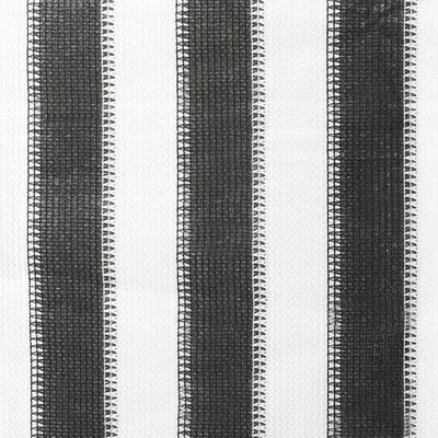 vidaXL Lauko roletas, antracito ir baltas, 60x140cm, dryžuotas