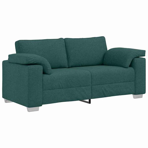 vidaXL Sofa Tamsiai žalia 180 x 77 x 82 cm audinys