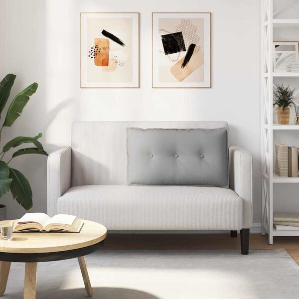 vidaXL Apsaugos Pagalvė Debesų pilka 80 x 19 x 50 cm audinys