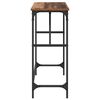 vidaXL Konsolinis stalas Sena mediena 75 x 32 x 75 cm Apdirbta mediena