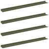 vidaXL Plūduriuojanti lentyna 4 pcs Alyvuogių žalia 100 x 9 x 2,5 cm
