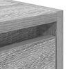 vidaXL Sieninės naktinės spintelės, 2vnt., pilkos ąžuolo, 38x34x40 cm
