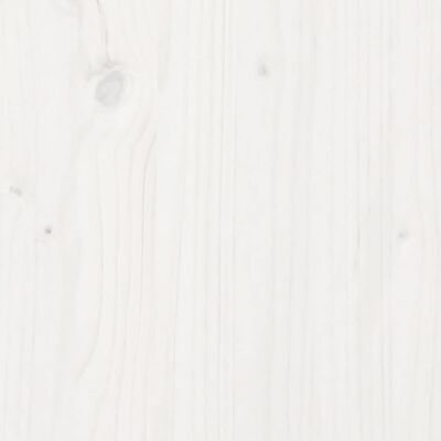 vidaXL Sodinimo stalas su lentynomis, baltas, 108x45x86,5cm, pušis