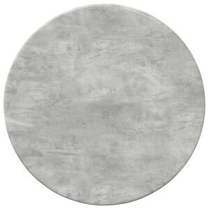 vidaXL Stalo vir&scaron;us &Oslash; 30 x 1,5 cm Apvali Apdirbta mediena Betono pilka