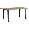 vidaXL Valgomojo stalas, 150x90x75cm, akacijos medienos masyvas