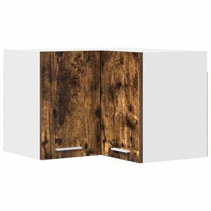 vidaXL Pakabinama spintelė Rūkyto ąžuolo ir baltos 57 x 57 x 40 cm
