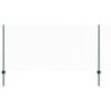 vidaXL Hexagonal Fence with Post 100 x 1 m PVC dengtas plienas Žalia