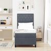 vidaXL Kiemas lova su čiužiniu Tamsiai pilka 80 x 200 cm Aksomas