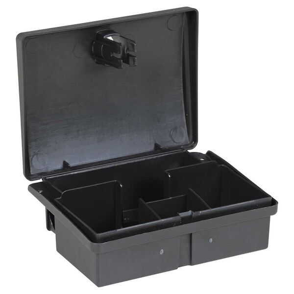 vidaXL Pelės spąstai, 10vnt., juodos spalvos, 13x10x4cm