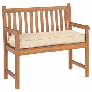 vidaXL Pagalvėlė Smėlio 110 x 40 x 8 cm Oksfordo audinys