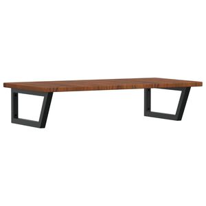 vidaXL Lentyna praustuvui, plienas ir ąžuolo medienos masyvas