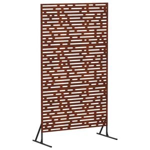 vidaXL Privatumo žaliuzės 100 x 50 x 180 cm Rūdijanti