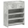vidaXL Batu skrynia 73,5 x 36 x 92 cm Apdirbta mediena Betono pilka