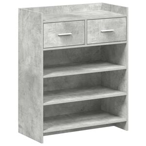 vidaXL Batu skrynia 73,5 x 36 x 92 cm Apdirbta mediena Betono pilka
