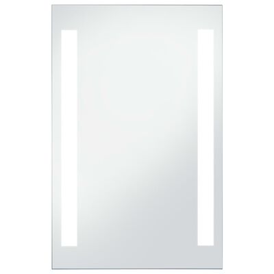 vidaXL Sieninis vonios kambario veidrodis su LED, 60x100cm
