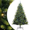 vidaXL Dirbtinis sulankstomas Kalėdų medis su 300 LED Žalia 240 cm