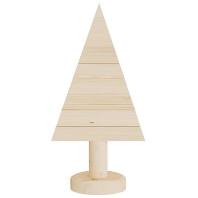 vidaXL Medinės Kalėdų eglutės, 2vnt., 30cm, pušies medienos masyvas