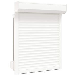 vidaXL Ritinys uždangalas Baltas 70 x 100 cm Aliuminis ir poliuretanas