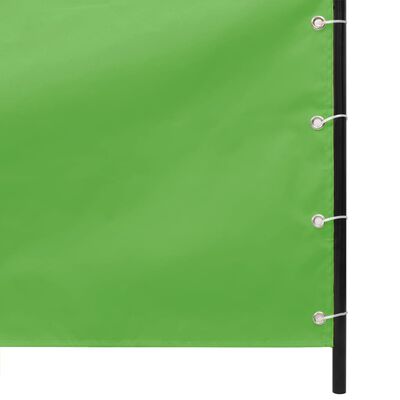 vidaXL Balkono pertvara, šviesiai žalia, 80x240cm, oksfordo audinys