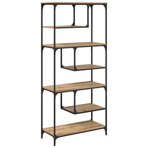 vidaXL Knygų lentyna artisano ąžuolo 81 x 36 x 176 cm Apdirbta mediena