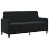 vidaXL Sofa su saugojimo vieta Juoda 172 x 78 x 87 cm Poliesteris