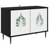 vidaXL Televizoriaus spintelė HANAU 69 x 33 x 50,5 cm Juodojo ąžuolo
