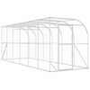 vidaXL Vi&scaron;tų narvas prie sienos Sidabrinė 600 x 150 x 215 cm