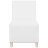 vidaXL Modulinis sofa vienetas be rankų 2 pcs Balta 55 x 74 x 82 cm