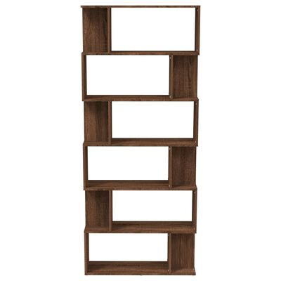vidaXL Spintelė knygoms/pertvara, ruda ąžuolo, 80x24x192cm, mediena