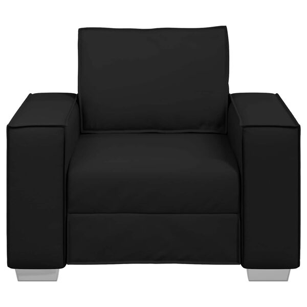 vidaXL Sofa Juoda 99 x 80 x 84 cm audinys