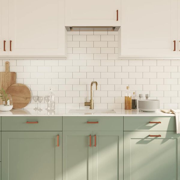 vidaXL Spintelės rankenėlės, 10vnt., bronzinės, nerūdijantis plienas