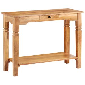 vidaXL Konsolinis staliukas, 100x40x76 cm, akacijos medienos masyvas