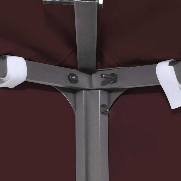 vidaXL Viršutinis pavėsinės uždangalas, vyšninis, 3x3m, 310 g/m²