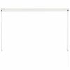 vidaXL Ištraukiama markizė, kreminės spalvos, 200x150 cm